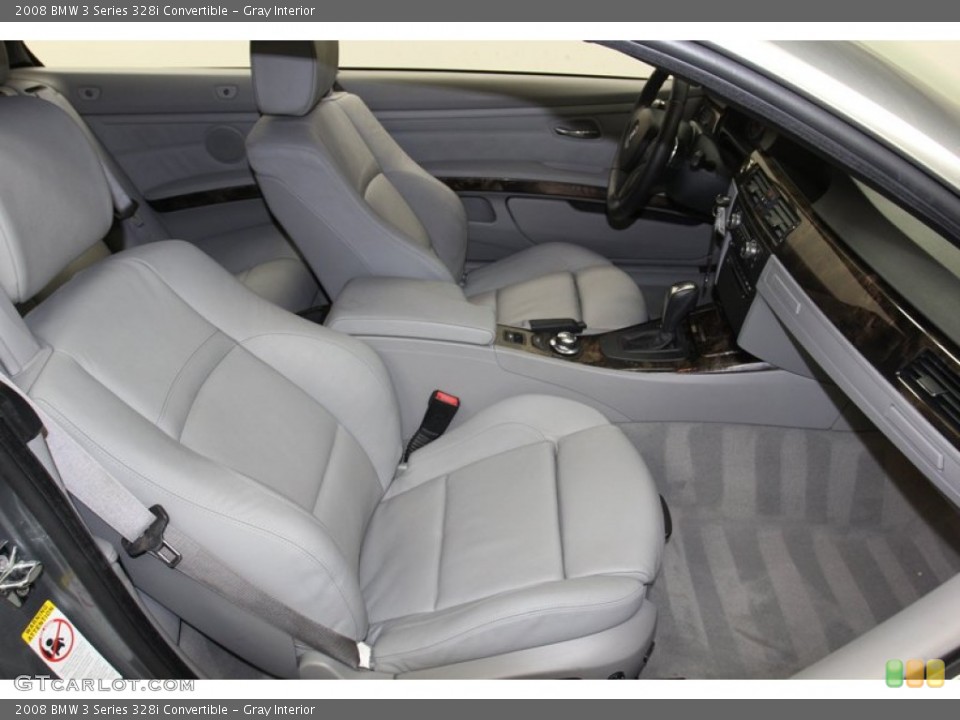 Gray Interior Photo for the 2008 BMW 3 Series 328i Convertible #79096126