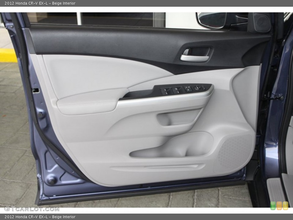 Beige Interior Door Panel for the 2012 Honda CR-V EX-L #79096659