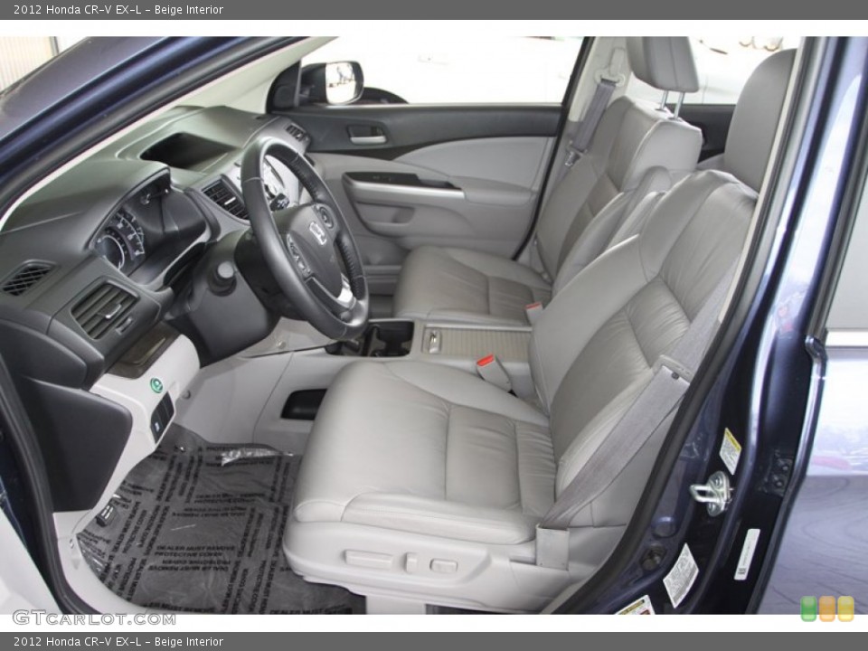 Beige Interior Front Seat for the 2012 Honda CR-V EX-L #79096702
