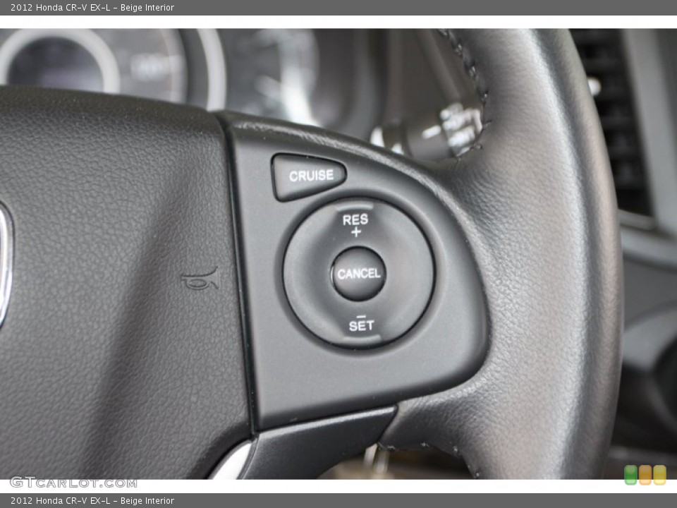 Beige Interior Controls for the 2012 Honda CR-V EX-L #79097018