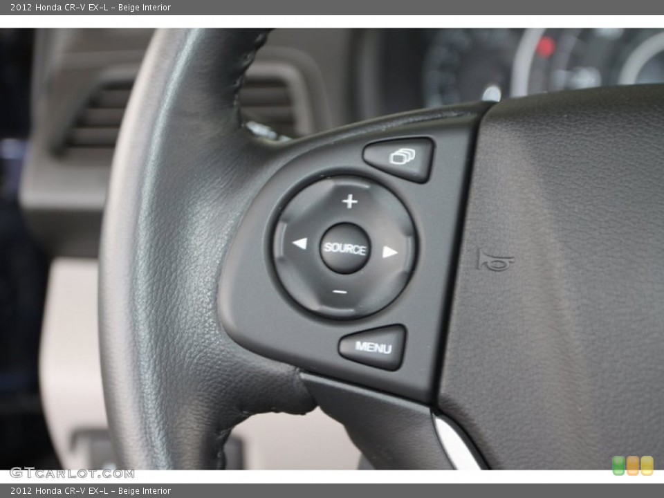 Beige Interior Controls for the 2012 Honda CR-V EX-L #79097035