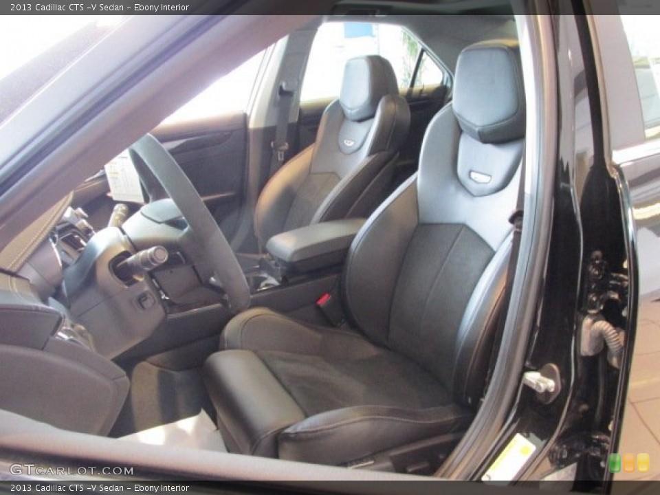 Ebony Interior Front Seat for the 2013 Cadillac CTS -V Sedan #79097320