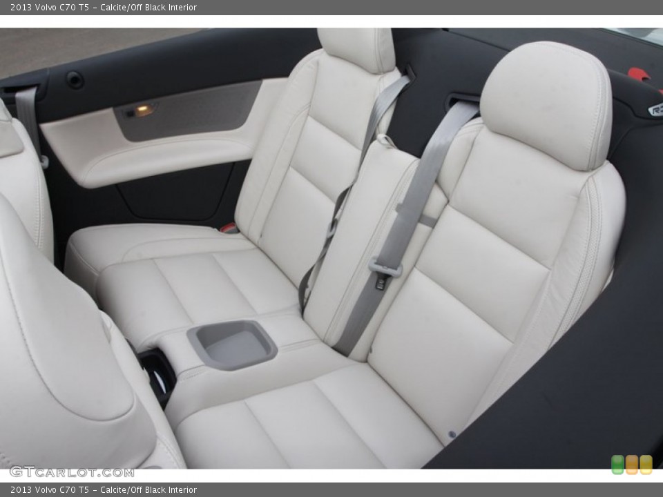 Calcite/Off Black Interior Rear Seat for the 2013 Volvo C70 T5 #79097563