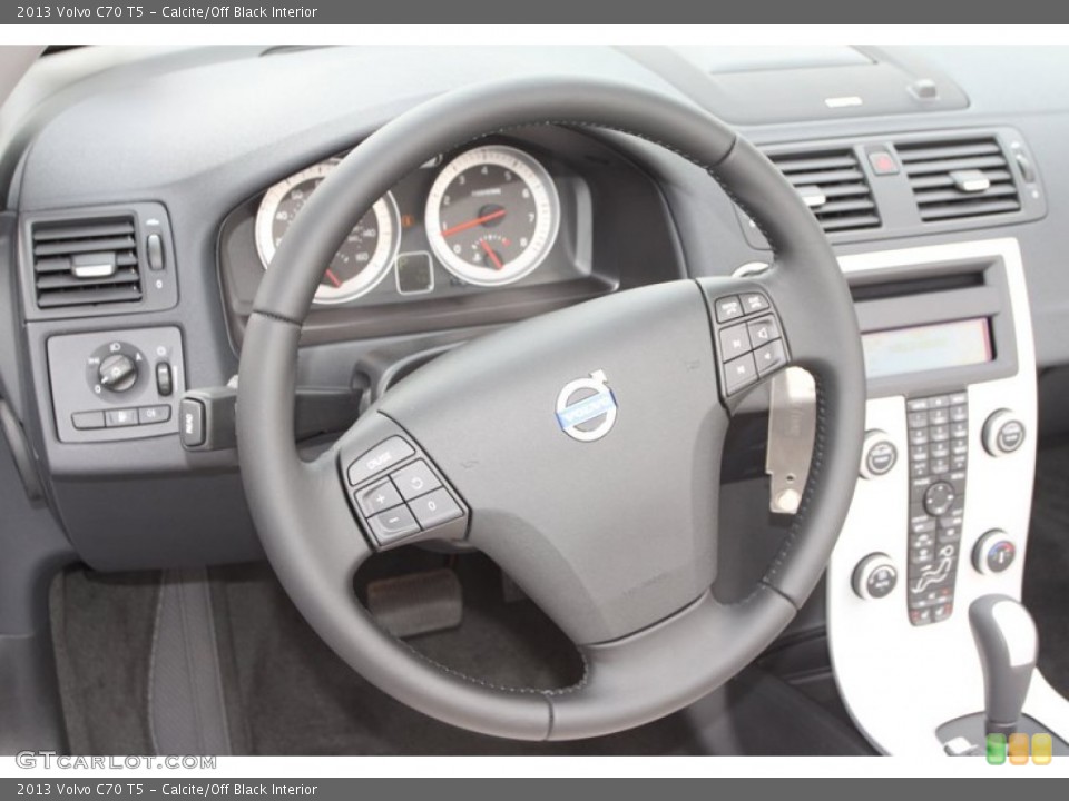 Calcite/Off Black Interior Steering Wheel for the 2013 Volvo C70 T5 #79097601