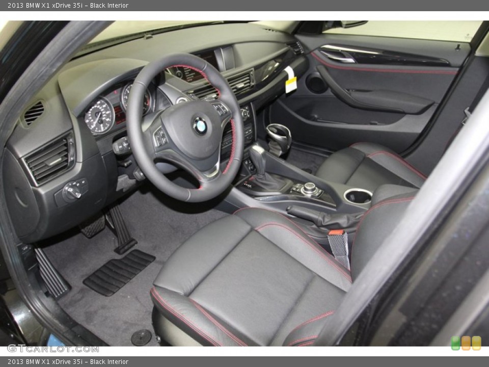 Black Interior Front Seat for the 2013 BMW X1 xDrive 35i #79099579