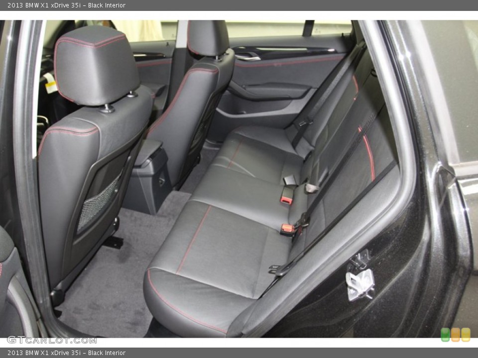 Black Interior Rear Seat for the 2013 BMW X1 xDrive 35i #79099609