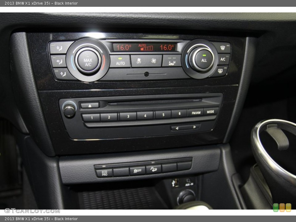 Black Interior Controls for the 2013 BMW X1 xDrive 35i #79099705