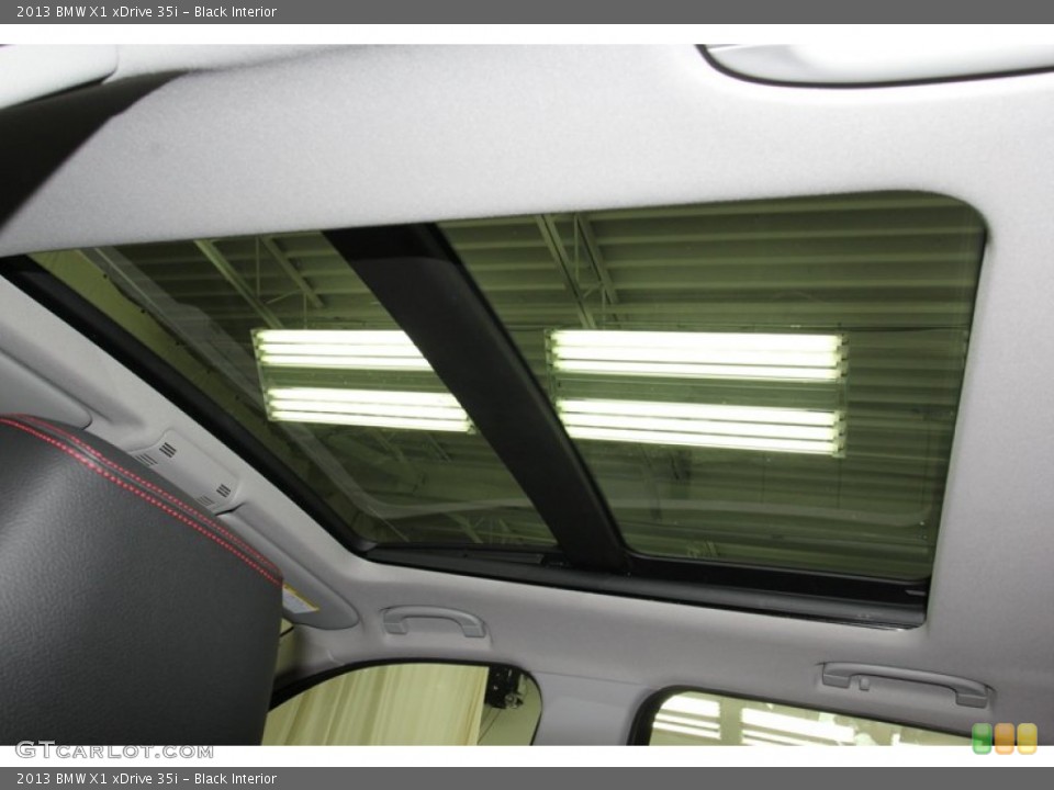 Black Interior Sunroof for the 2013 BMW X1 xDrive 35i #79099900