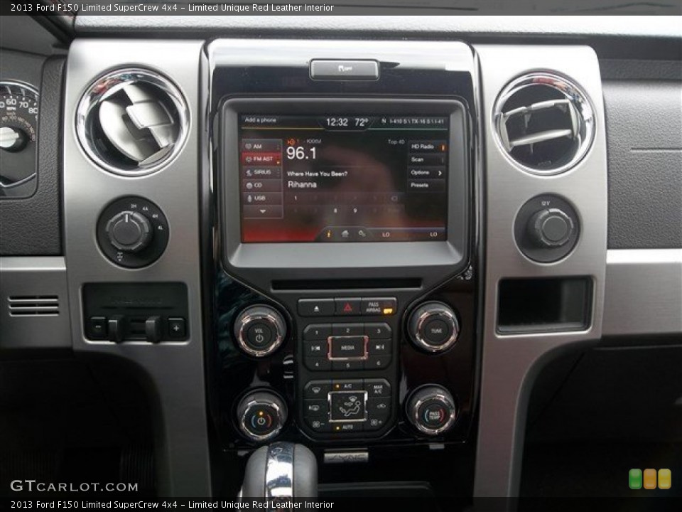 Limited Unique Red Leather Interior Controls for the 2013 Ford F150 Limited SuperCrew 4x4 #79100057