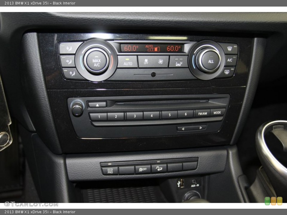 Black Interior Controls for the 2013 BMW X1 xDrive 35i #79100288