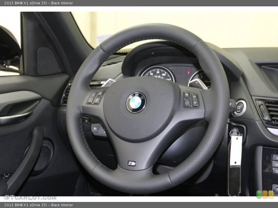 Black Interior Steering Wheel for the 2013 BMW X1 xDrive 35i #79100448