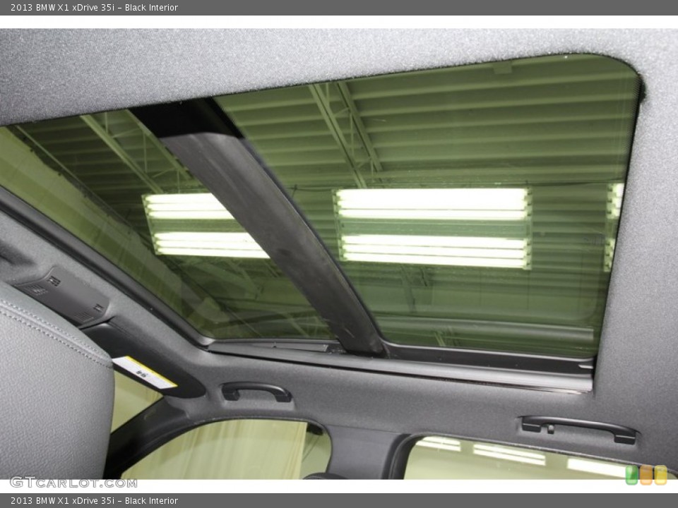 Black Interior Sunroof for the 2013 BMW X1 xDrive 35i #79100467