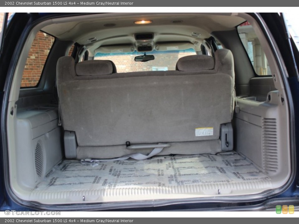 Medium Gray/Neutral Interior Trunk for the 2002 Chevrolet Suburban 1500 LS 4x4 #79104484