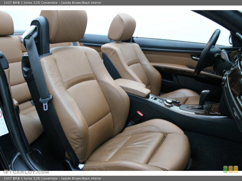 Saddle Brown/Black Interior Photo for the 2007 BMW 3 Series 328i Convertible #79105609