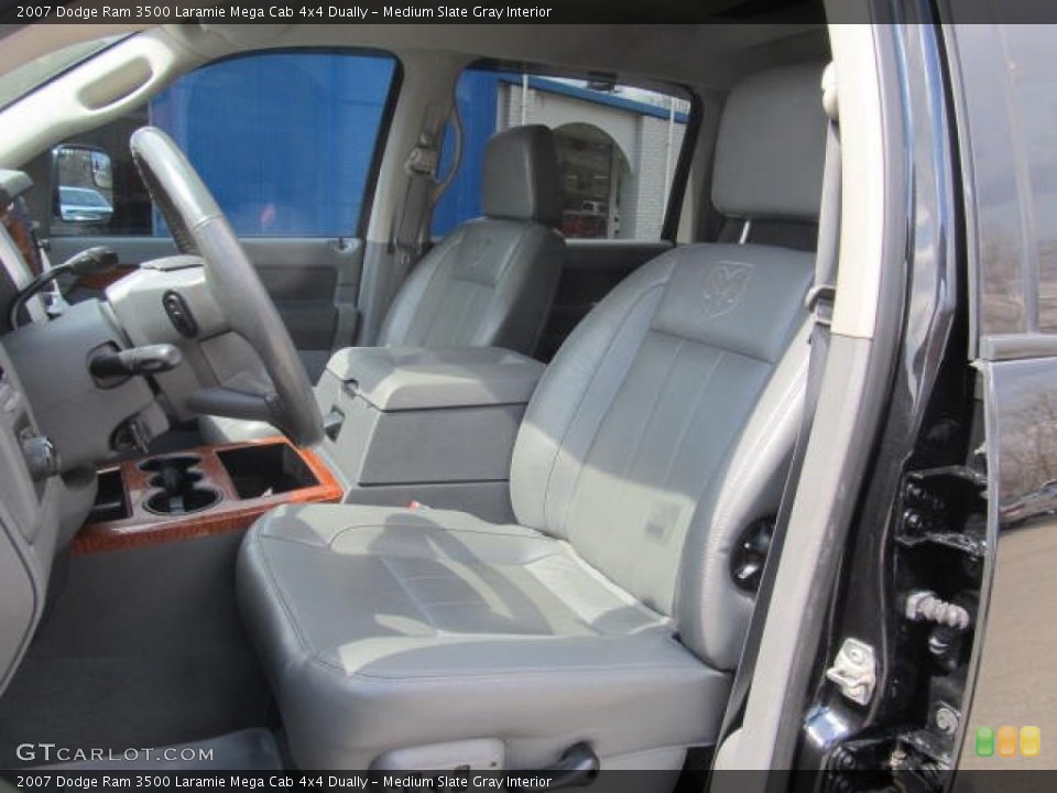 Medium Slate Gray Interior Photo for the 2007 Dodge Ram 3500 Laramie Mega Cab 4x4 Dually #79107015