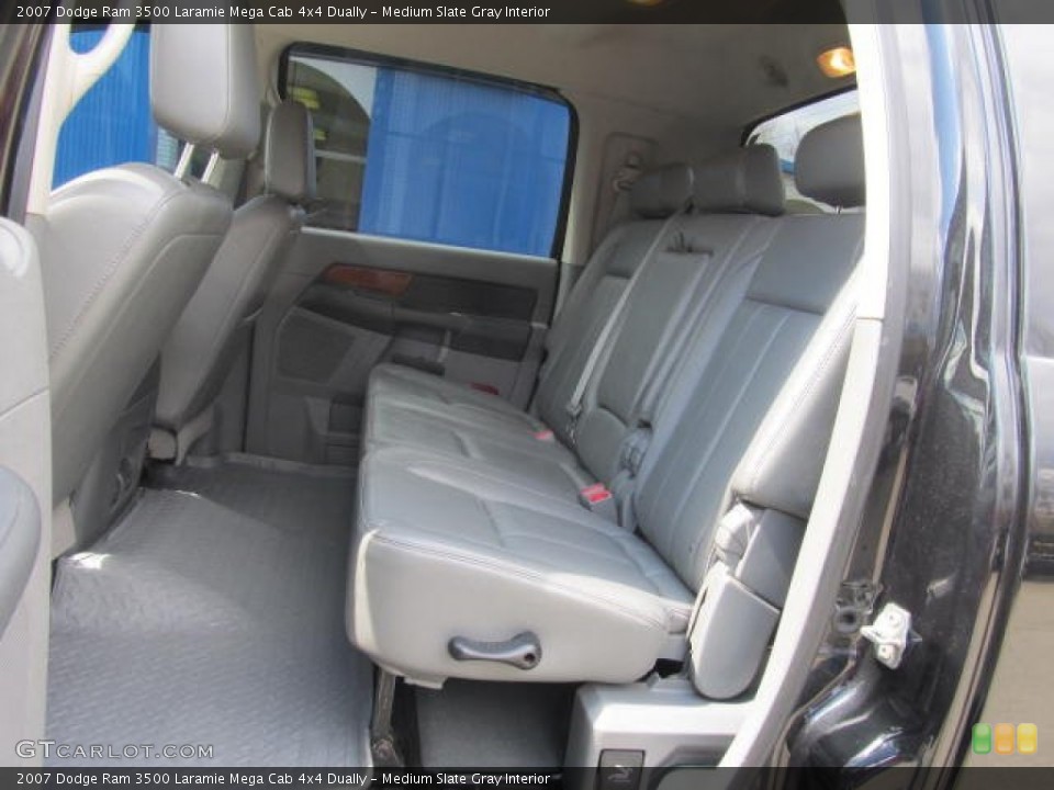 Medium Slate Gray Interior Rear Seat for the 2007 Dodge Ram 3500 Laramie Mega Cab 4x4 Dually #79107034