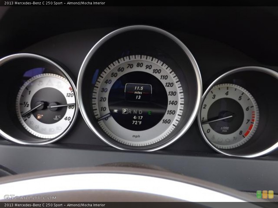 Almond/Mocha Interior Gauges for the 2013 Mercedes-Benz C 250 Sport #79108729