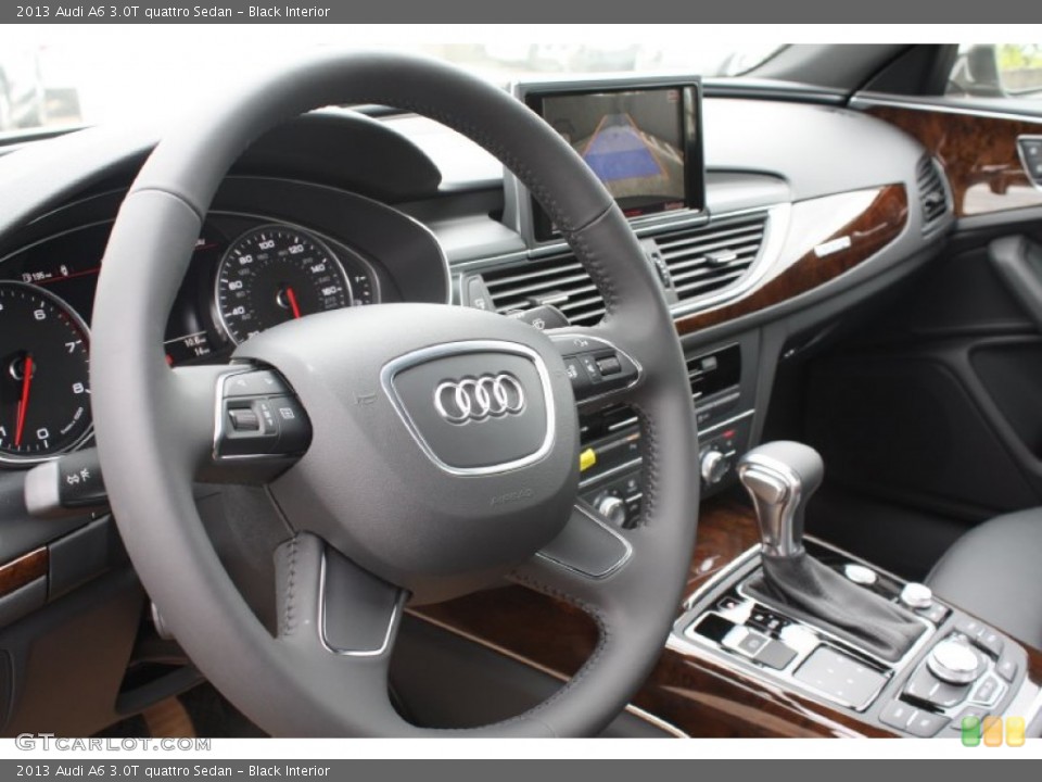 Black Interior Dashboard for the 2013 Audi A6 3.0T quattro Sedan #79109564