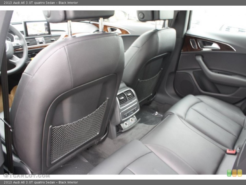 Black Interior Rear Seat for the 2013 Audi A6 3.0T quattro Sedan #79109971
