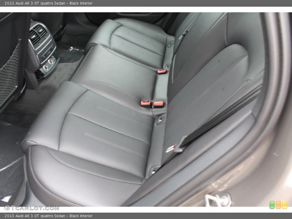 Black Interior Rear Seat for the 2013 Audi A6 3.0T quattro Sedan #79109990