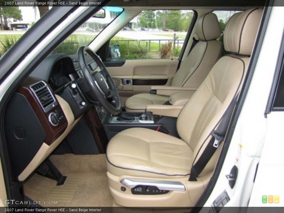 Sand Beige Interior Photo for the 2007 Land Rover Range Rover HSE #79110823