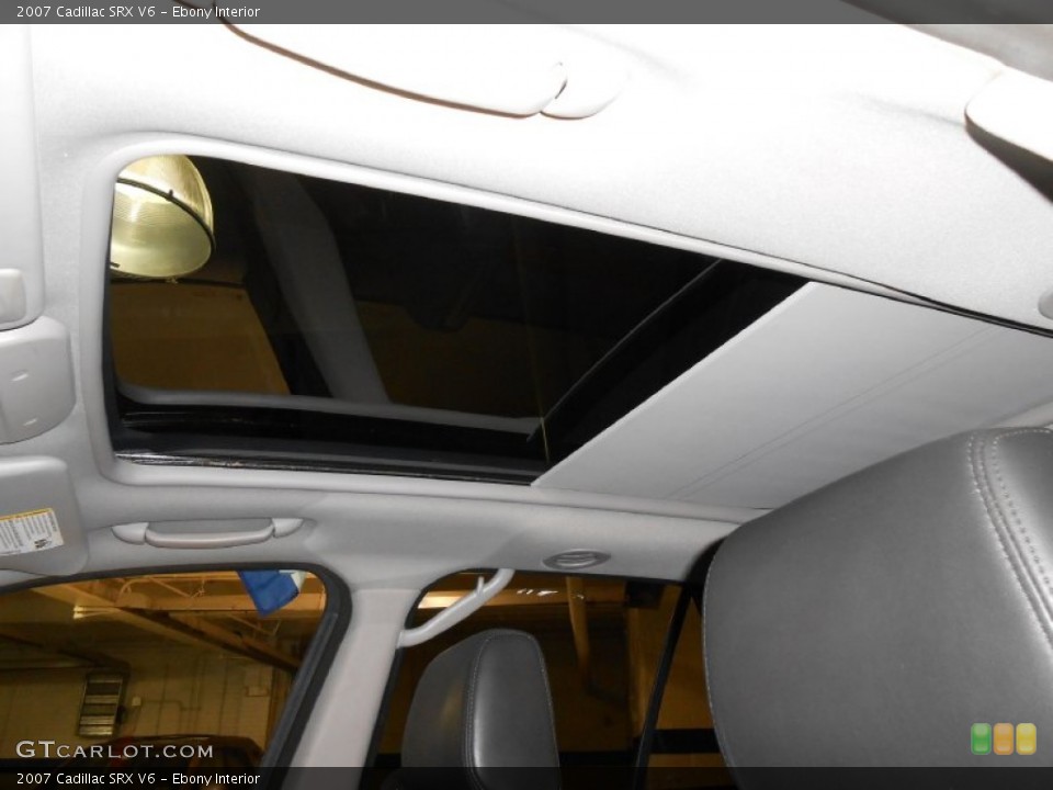 Ebony Interior Sunroof for the 2007 Cadillac SRX V6 #79111021