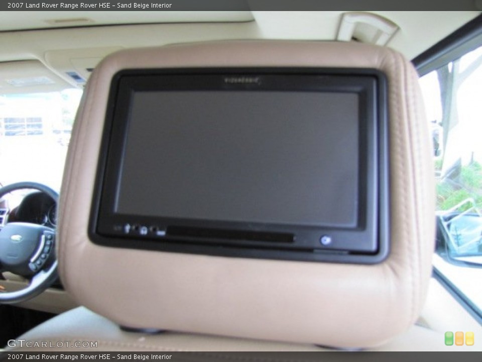 Sand Beige Interior Entertainment System for the 2007 Land Rover Range Rover HSE #79111183