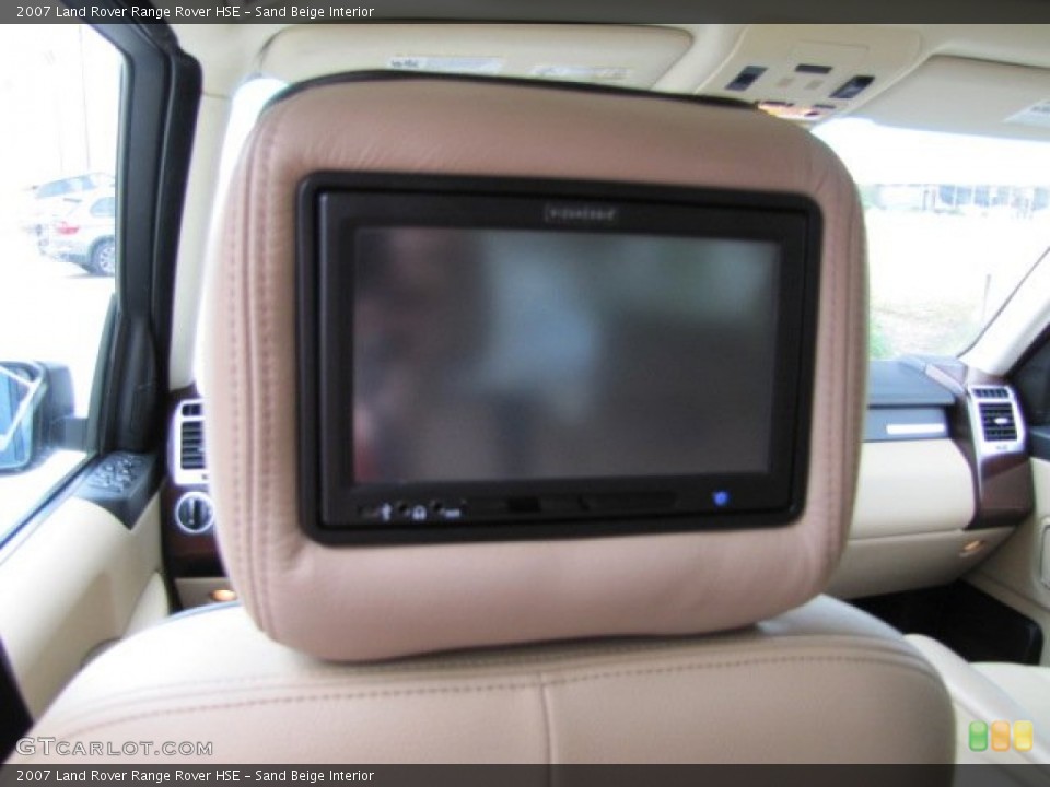 Sand Beige Interior Entertainment System for the 2007 Land Rover Range Rover HSE #79111195