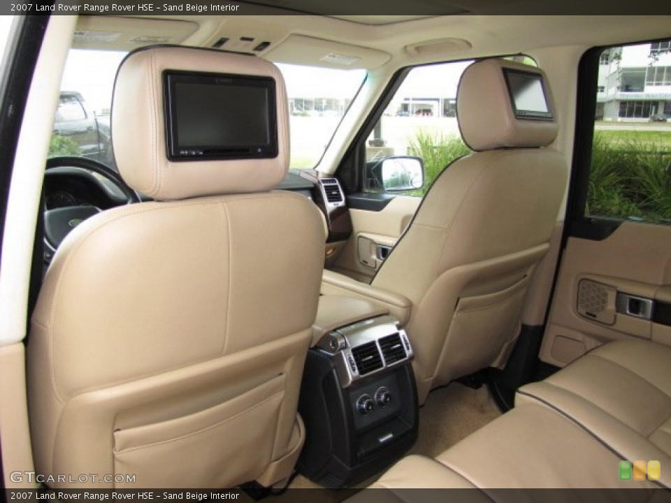 Sand Beige Interior Entertainment System for the 2007 Land Rover Range Rover HSE #79111240