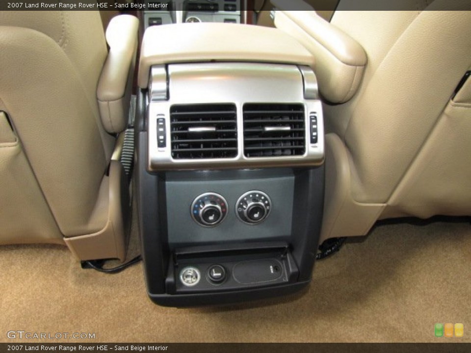 Sand Beige Interior Controls for the 2007 Land Rover Range Rover HSE #79111263