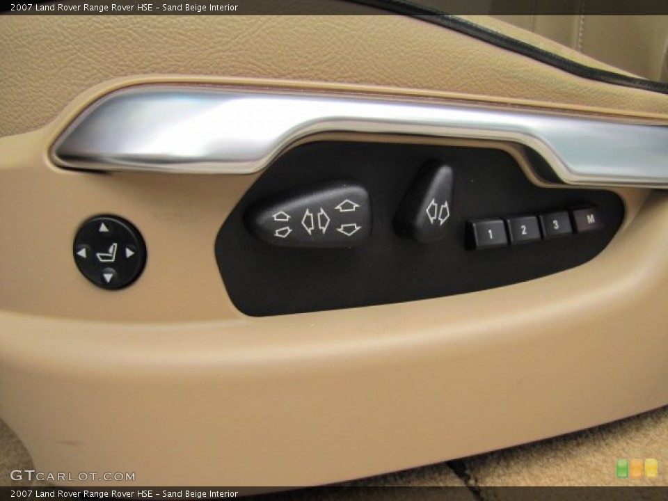 Sand Beige Interior Controls for the 2007 Land Rover Range Rover HSE #79111301
