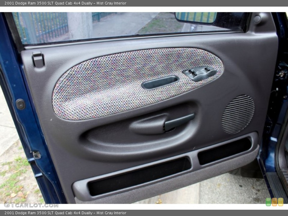 Mist Gray Interior Door Panel for the 2001 Dodge Ram 3500 SLT Quad Cab 4x4 Dually #79112899