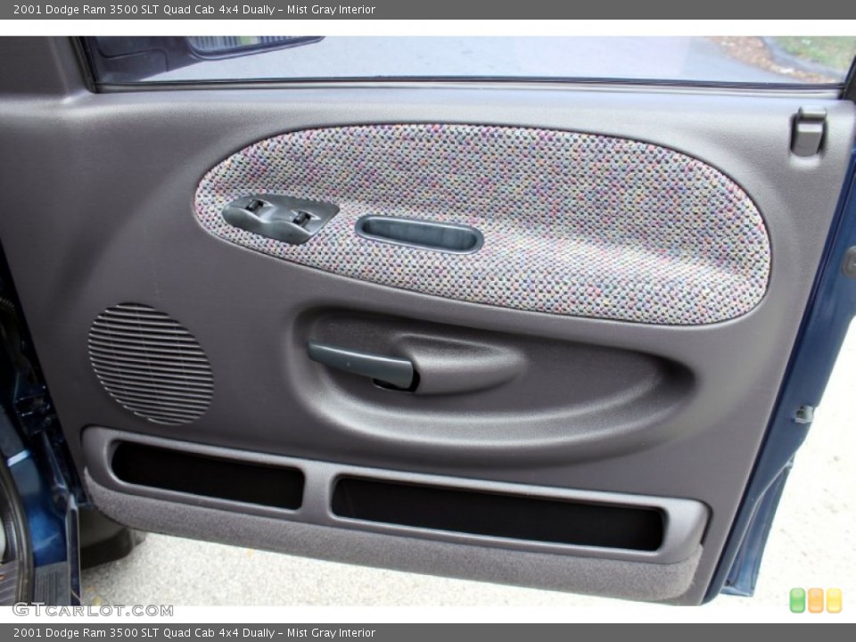 Mist Gray Interior Door Panel for the 2001 Dodge Ram 3500 SLT Quad Cab 4x4 Dually #79112911