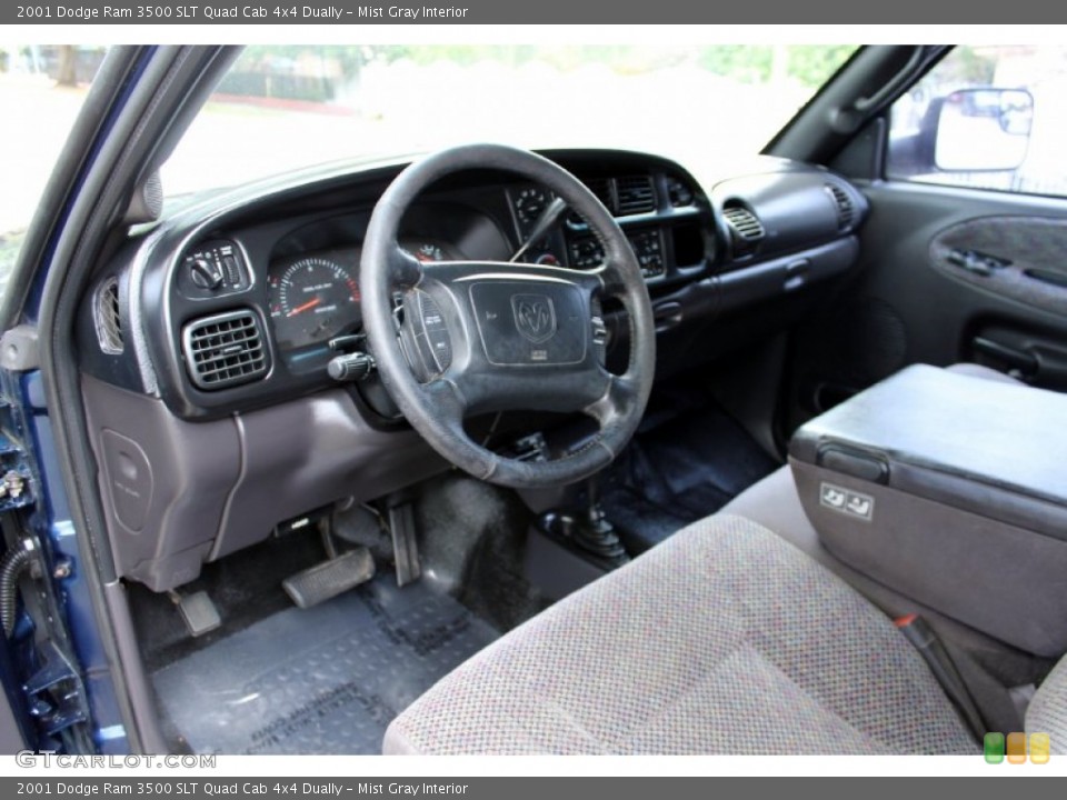 Mist Gray 2001 Dodge Ram 3500 Interiors