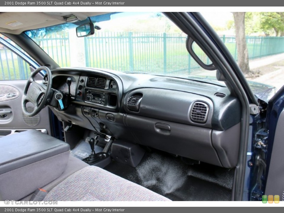 Mist Gray Interior Dashboard for the 2001 Dodge Ram 3500 SLT Quad Cab 4x4 Dually #79112941