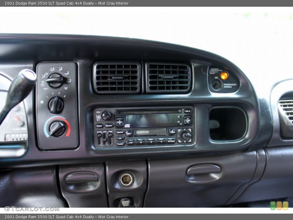 Mist Gray Interior Controls for the 2001 Dodge Ram 3500 SLT Quad Cab 4x4 Dually #79113293