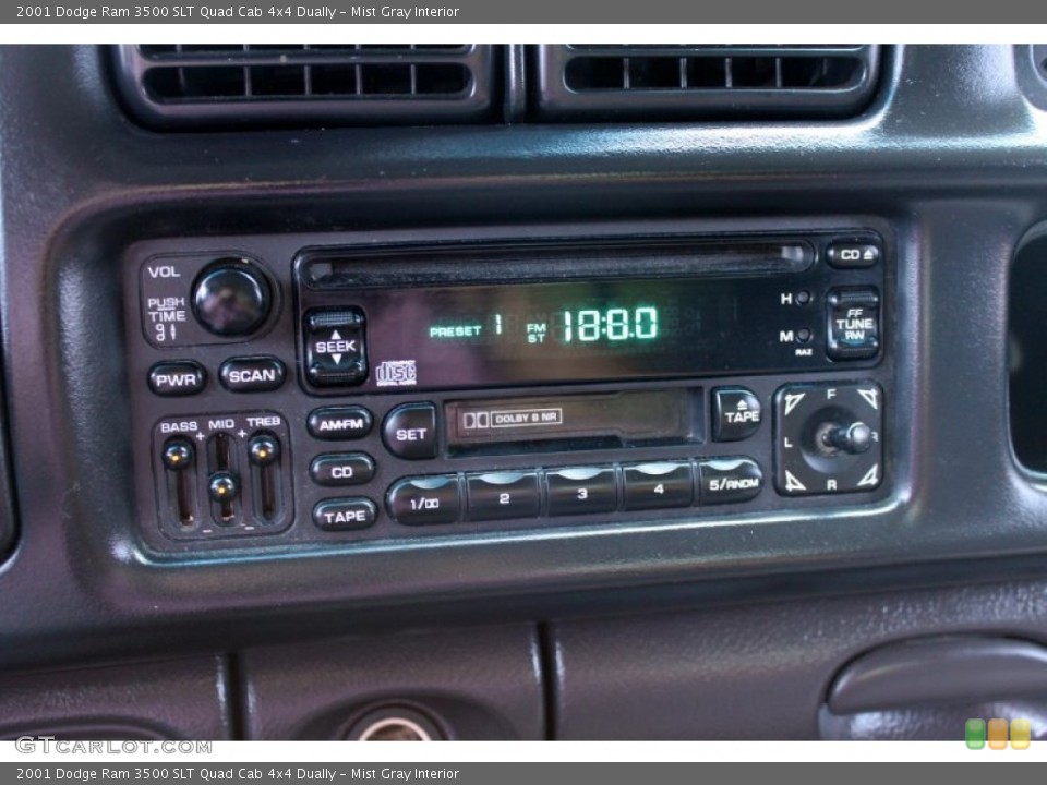 Mist Gray Interior Audio System for the 2001 Dodge Ram 3500 SLT Quad Cab 4x4 Dually #79113396