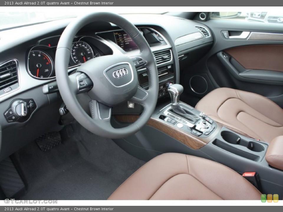 Chestnut Brown Interior Dashboard for the 2013 Audi Allroad 2.0T quattro Avant #79114194