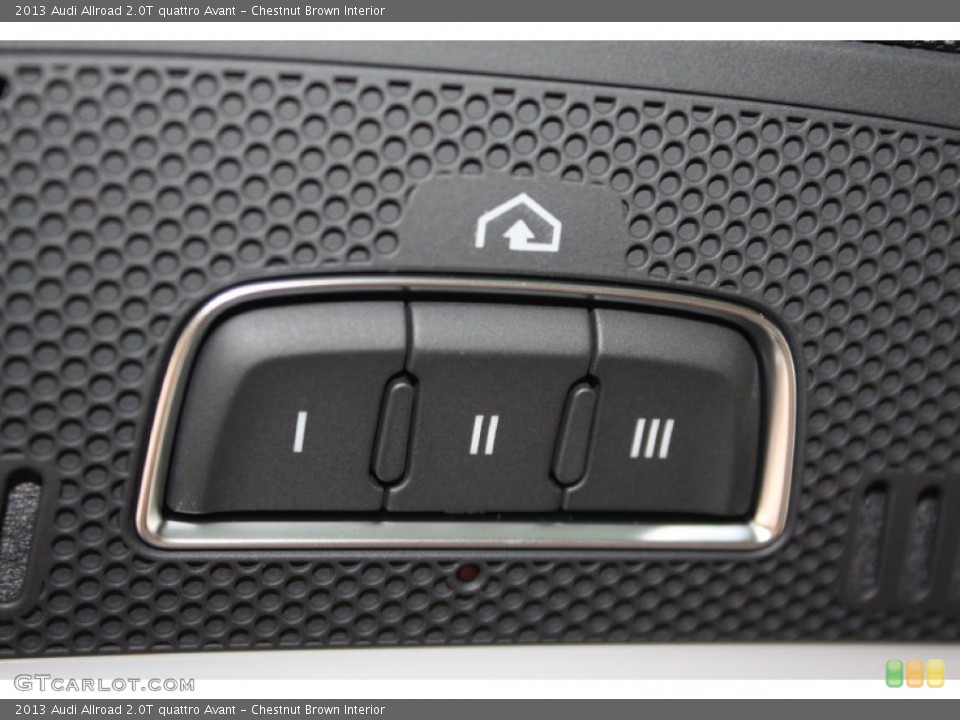 Chestnut Brown Interior Controls for the 2013 Audi Allroad 2.0T quattro Avant #79114279
