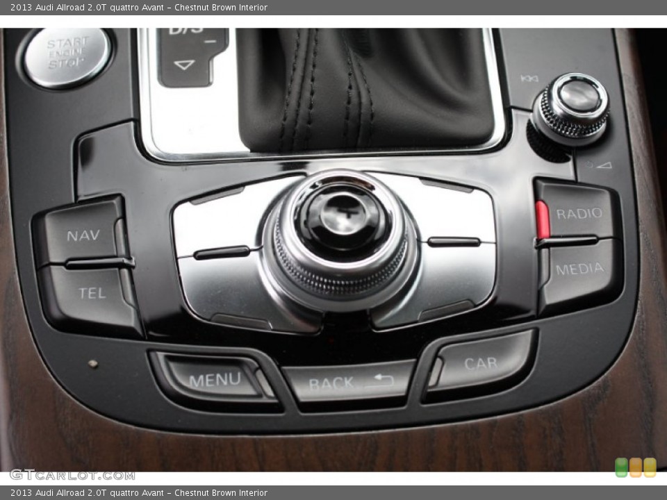 Chestnut Brown Interior Controls for the 2013 Audi Allroad 2.0T quattro Avant #79114384