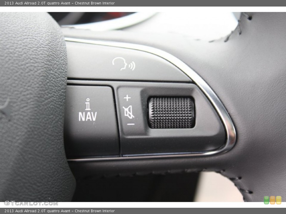 Chestnut Brown Interior Controls for the 2013 Audi Allroad 2.0T quattro Avant #79114420