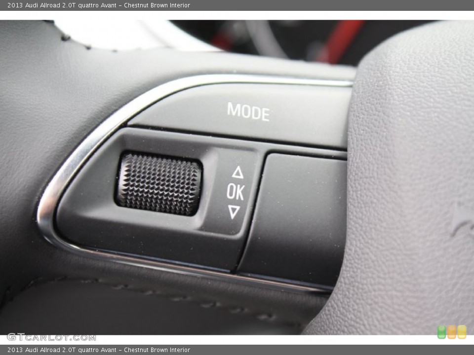 Chestnut Brown Interior Controls for the 2013 Audi Allroad 2.0T quattro Avant #79114435