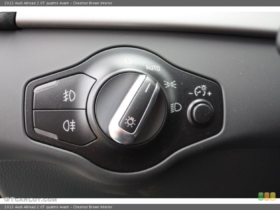Chestnut Brown Interior Controls for the 2013 Audi Allroad 2.0T quattro Avant #79114462