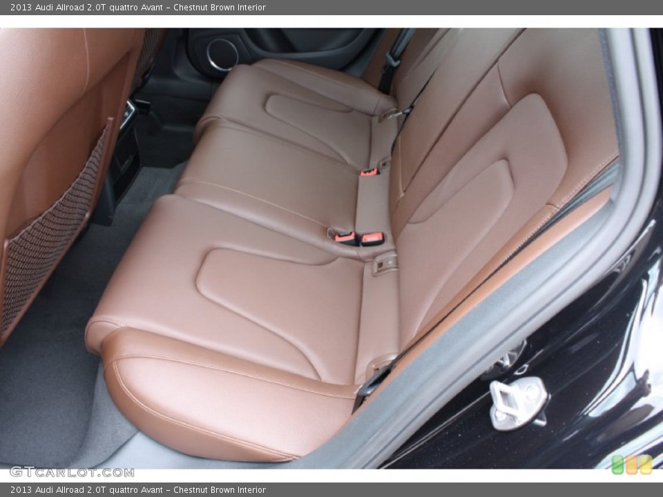 Chestnut Brown Interior Rear Seat for the 2013 Audi Allroad 2.0T quattro Avant #79114522