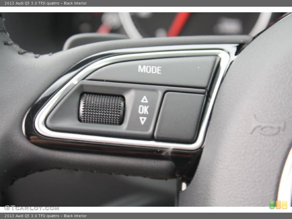 Black Interior Controls for the 2013 Audi Q5 3.0 TFSI quattro #79116055