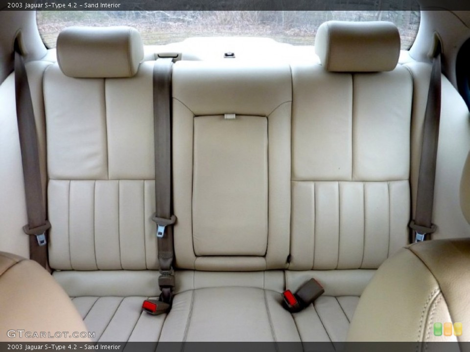 Sand Interior Rear Seat for the 2003 Jaguar S-Type 4.2 #79116214