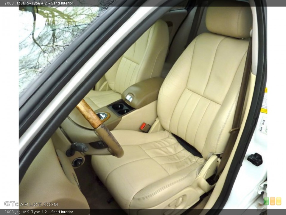 Sand Interior Front Seat for the 2003 Jaguar S-Type 4.2 #79116268