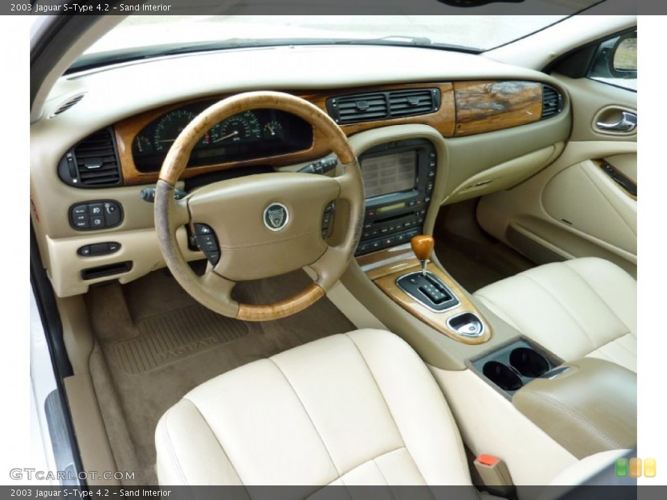 Sand Interior Prime Interior for the 2003 Jaguar S-Type 4.2 #79116289