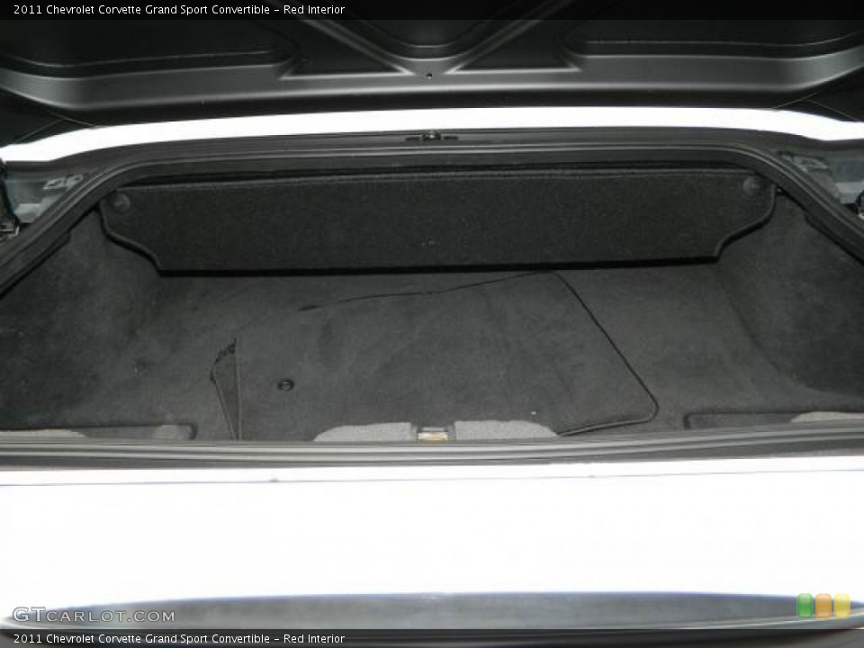 Red Interior Trunk for the 2011 Chevrolet Corvette Grand Sport Convertible #79116462