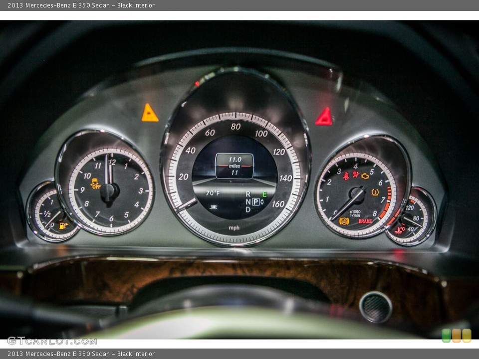 Black Interior Gauges for the 2013 Mercedes-Benz E 350 Sedan #79117147
